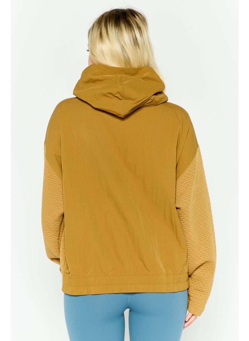 Women Sportswear Fit Outdoor Sweatshirt, Brown