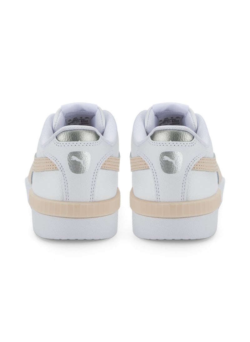 Jada Renew Womens White Lace Up Sneakers