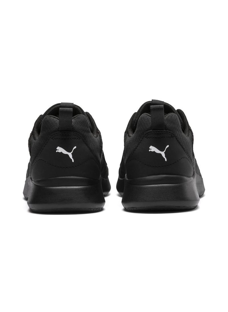 Wired Unisex Black Lace up Trainers