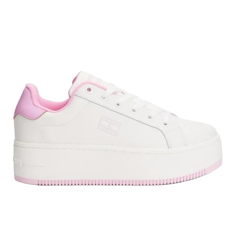 Flatform Patent Lace Ups Sneakers