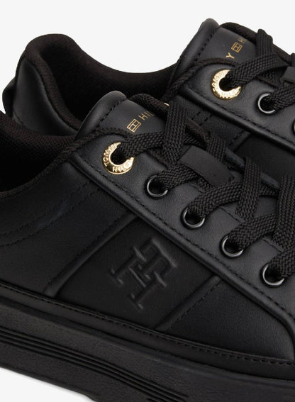 Leather Flatform Sneakers