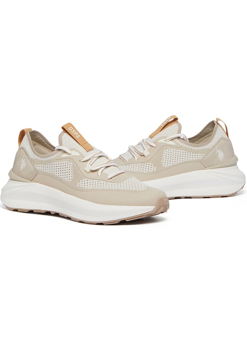 Women's Beige Low-Top Ultra-Light Shoe – Your All-Day Friend Who Really Cares for Your Feet, from Morning Jogs to Late-Night Strolls!