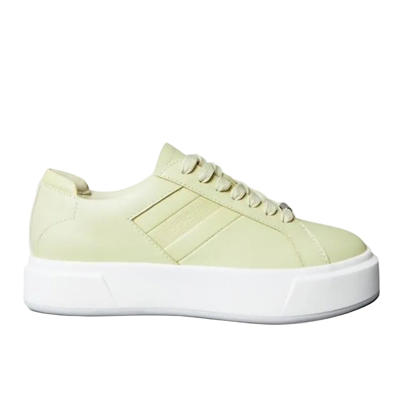 Leather Logo Tape Trainers