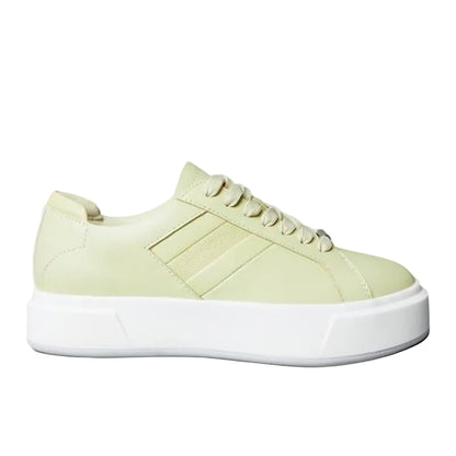 Leather Logo Tape Trainers