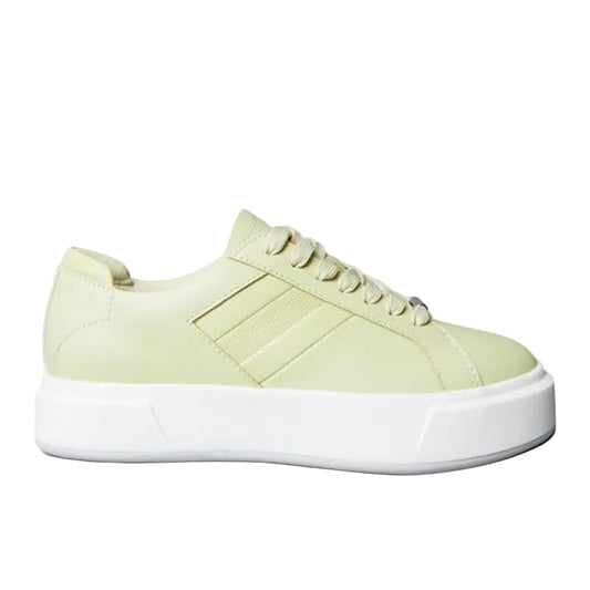 Leather Logo Tape Trainers