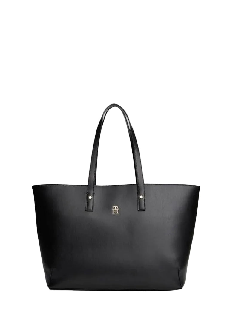 Logo Detailed Zip Through Tote