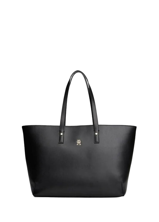 Logo Detailed Zip Through Tote