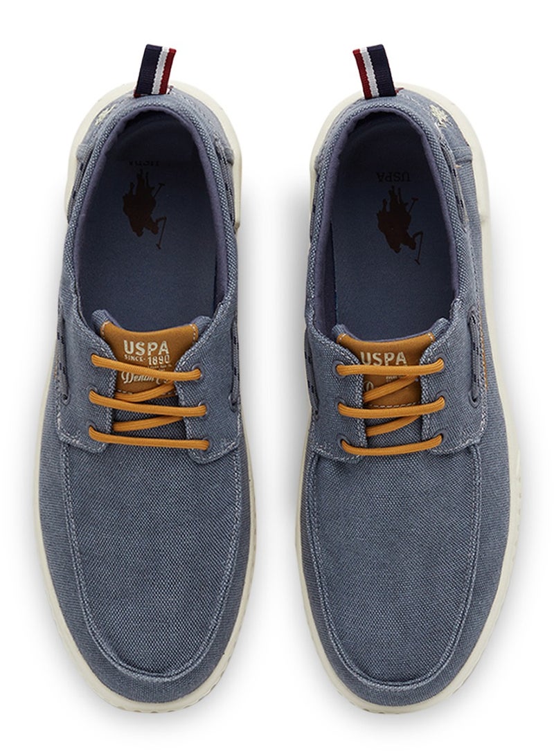 Men's Low Top Sneaker - Lightweight lace Design with Iconic Branding for a Clean Look