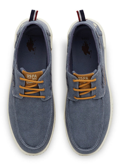 Men's Low Top Sneaker - Lightweight lace Design with Iconic Branding for a Clean Look
