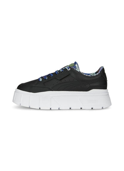 Mayze Stack Feelin' Xtra Womens Black Sneakers