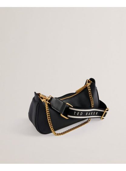 WEBBING LEATHER CROSSBODY BAG