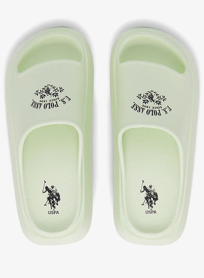 Women's Mint Slides - High-Quality Sole Lightweight Shoes & Trendy Design