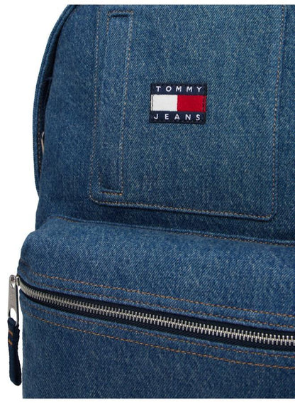 Logo Denim Dome Backpack
