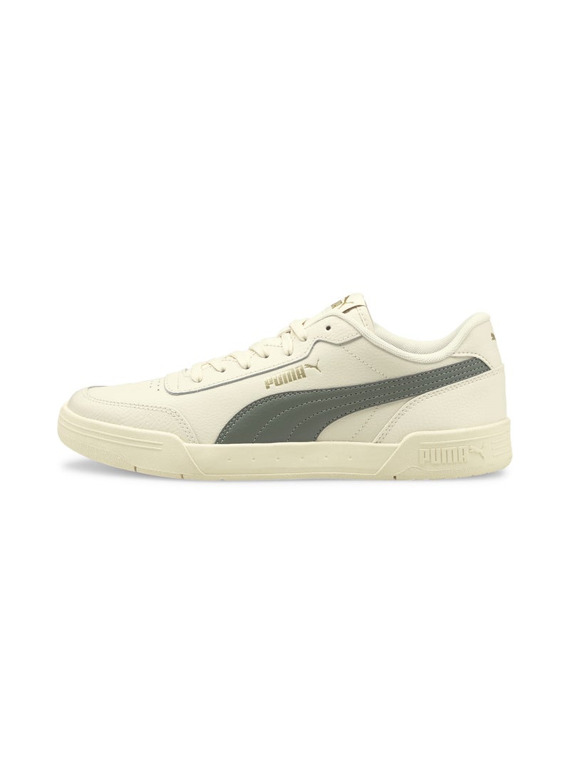 Caracal Unisex White Green Trainers