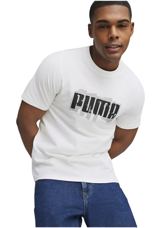 GRAPHICS Mens Wording Short Sleeve T-Shirt