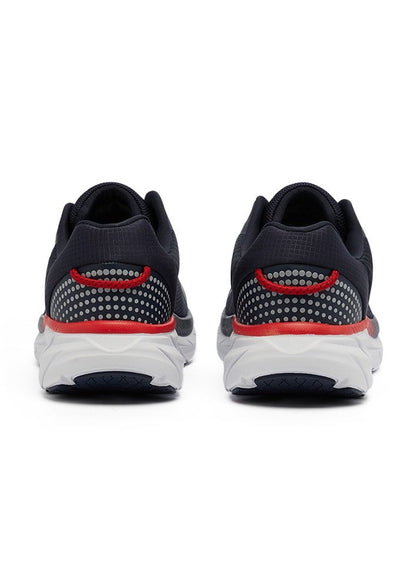 Men's Navy Low-Top Sneakers - Lightweight Lace-Up Design, Comfortable for Everyday Outfits