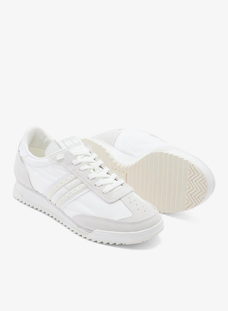 Retro Lace Up Low Top Sneakers