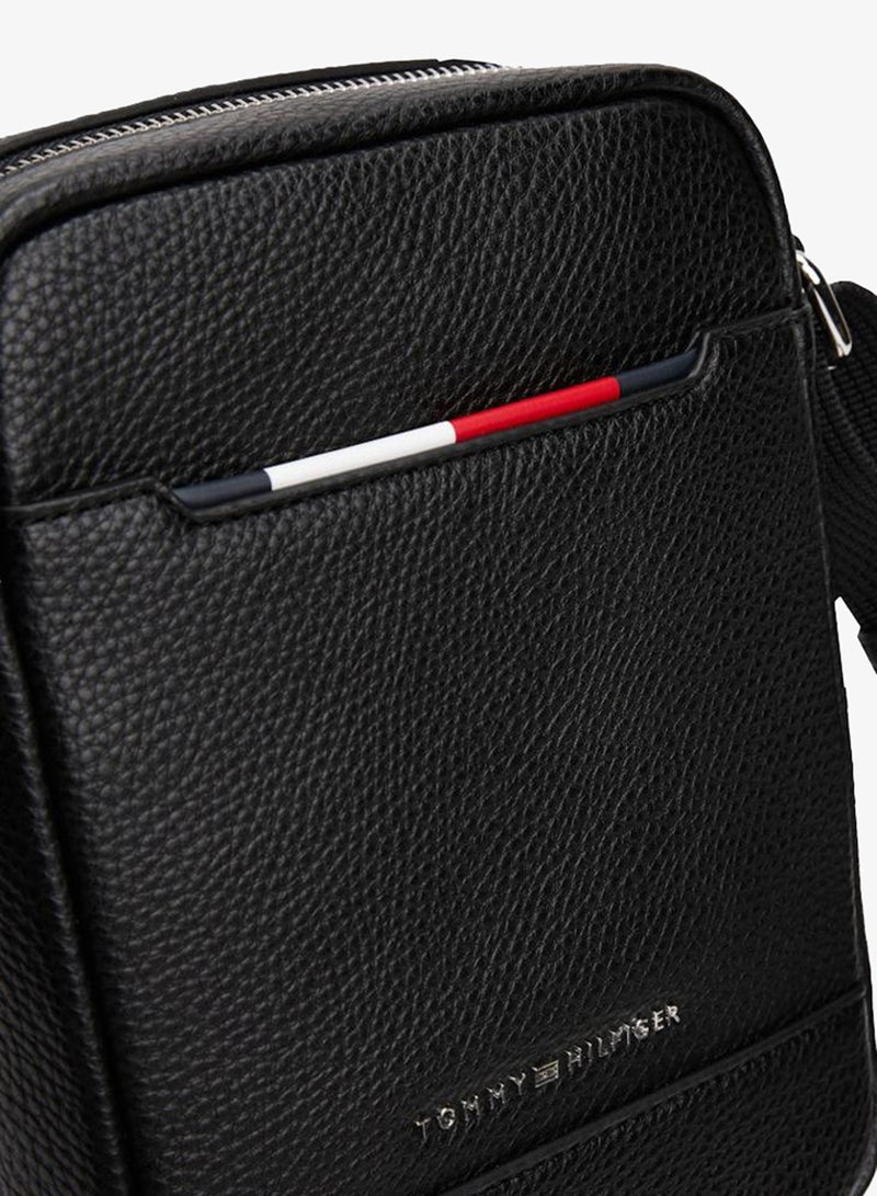 Logo Detailed Zip Through Crossbody