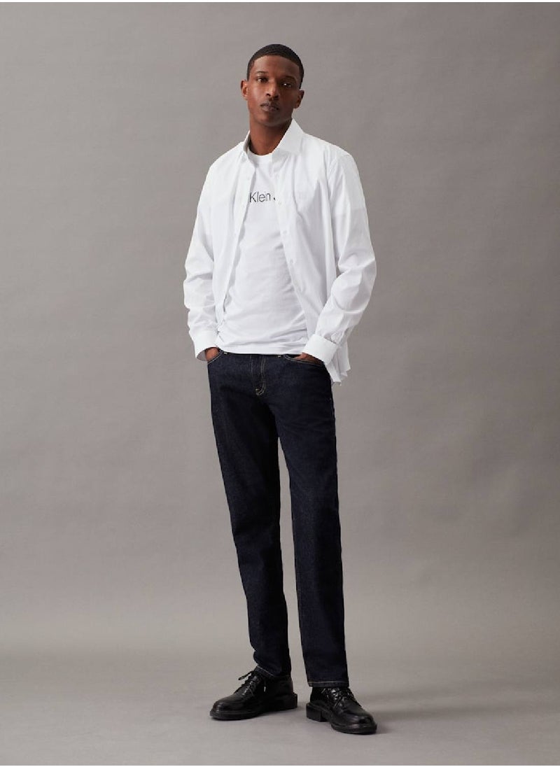 Men's Institutional Logo Slim Fit T-Shirt - Cotton, White