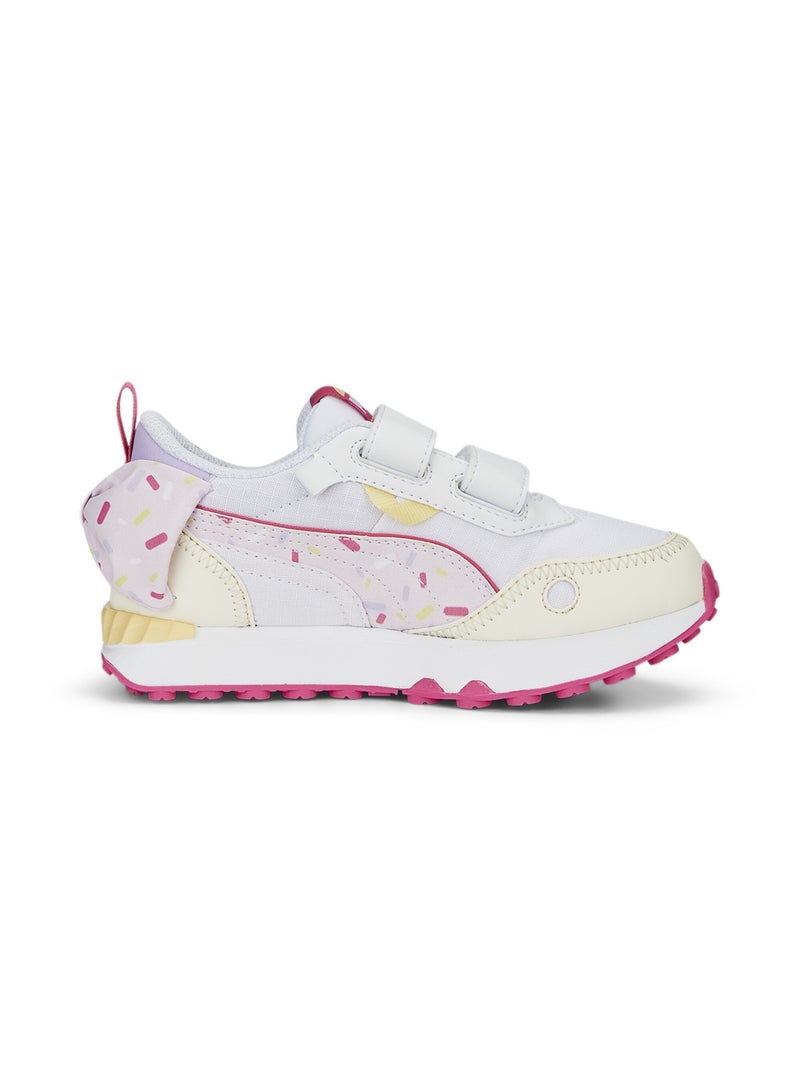 Rider FV BOW Crush V Kids Unisex Pink White Sneakers