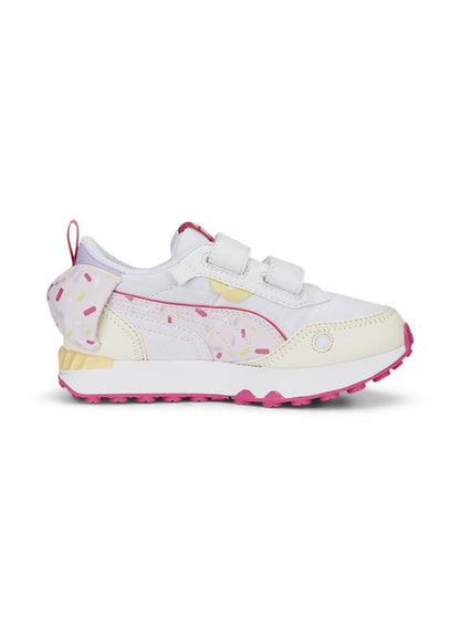 Rider FV BOW Crush V Kids Unisex Pink White Sneakers