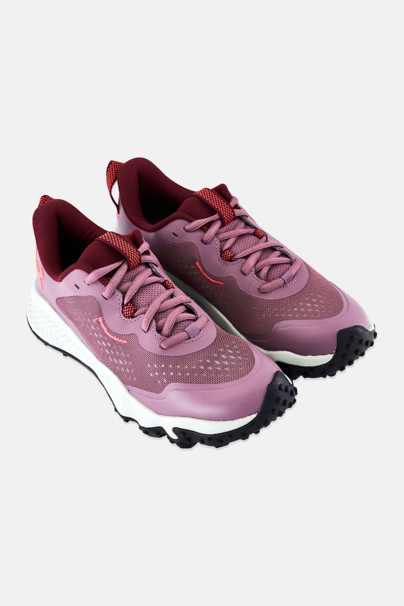 Women Ua Charged Maven Trail Running Shoes, Purple