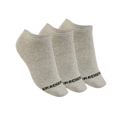 3 Pack Non-Terry No-Show Socks