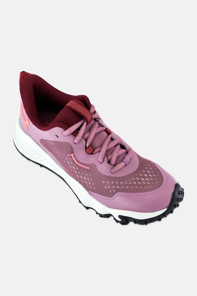 Women Ua Charged Maven Trail Running Shoes, Purple