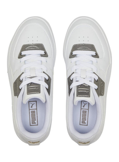 Cali Dream Star Quality Womens White Casual Sneakers