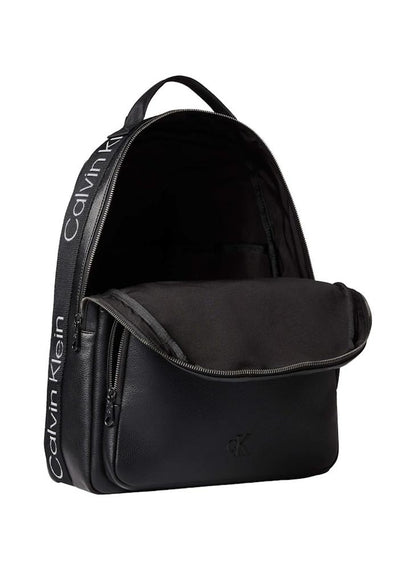 Webbing Strap Round Backpack