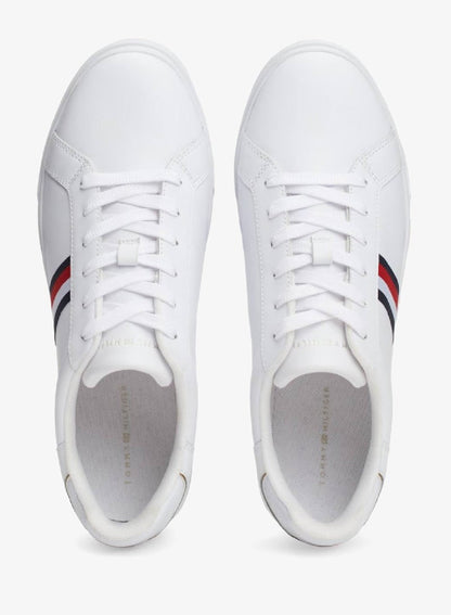 Essential Leather Signature Tape Court Sneakers