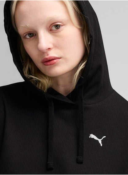 Essential Elevated Ribbed Hoodie