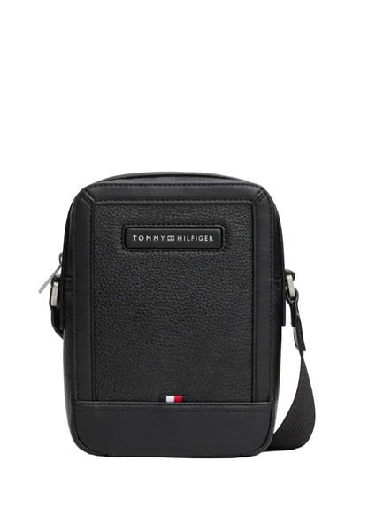 Pebble Grain Logo Crossbody Reporter Bag