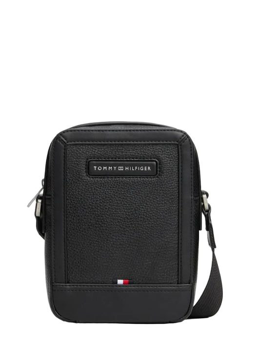 Pebble Grain Logo Crossbody Reporter Bag