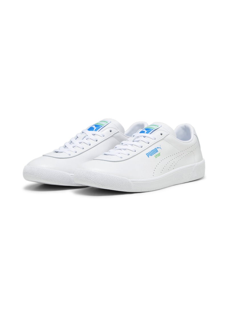 Star Tennis Whites Mens White Sneakers