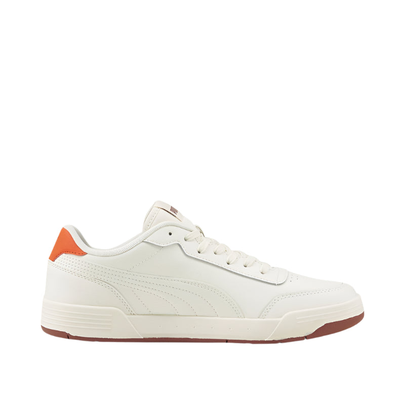 Caracal Unisex White Red Casual Sneakers