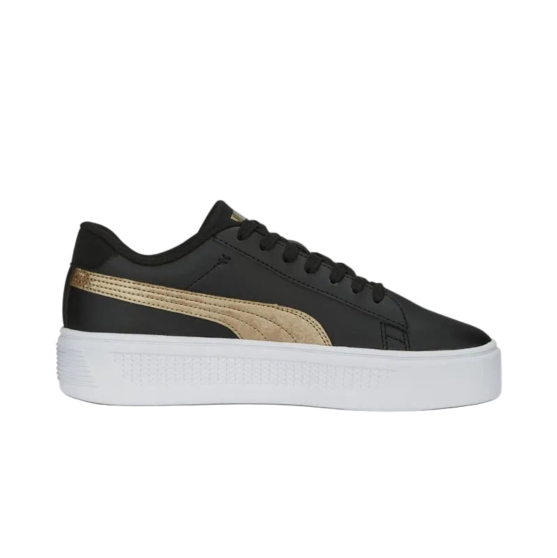 Smash Platform V3 Metallic Womens Black Sneakers