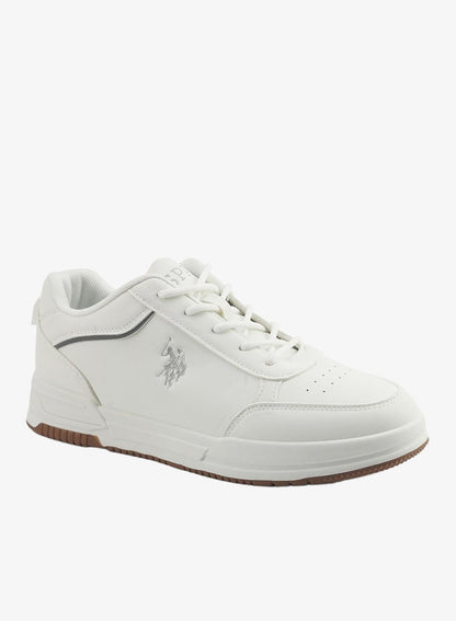 Men's White Low-Top Sneakers - With Cloud-Like Comfort Shoes