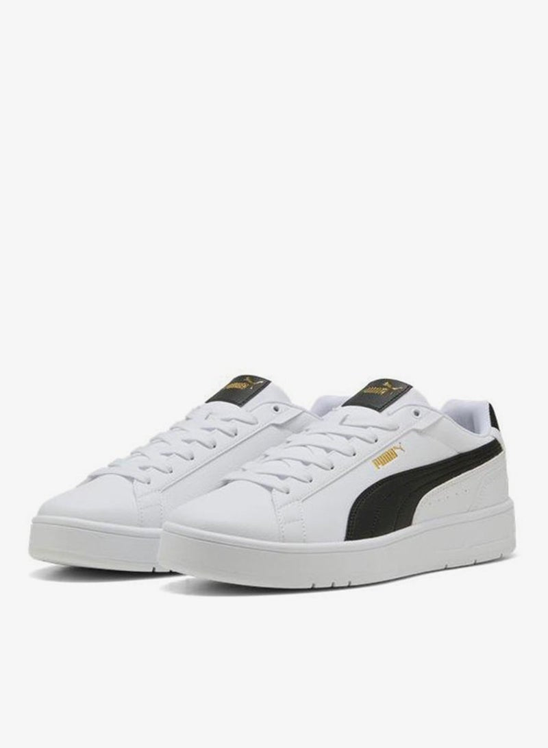Puma Court Classico Low Top Sneaker - Unisex - White