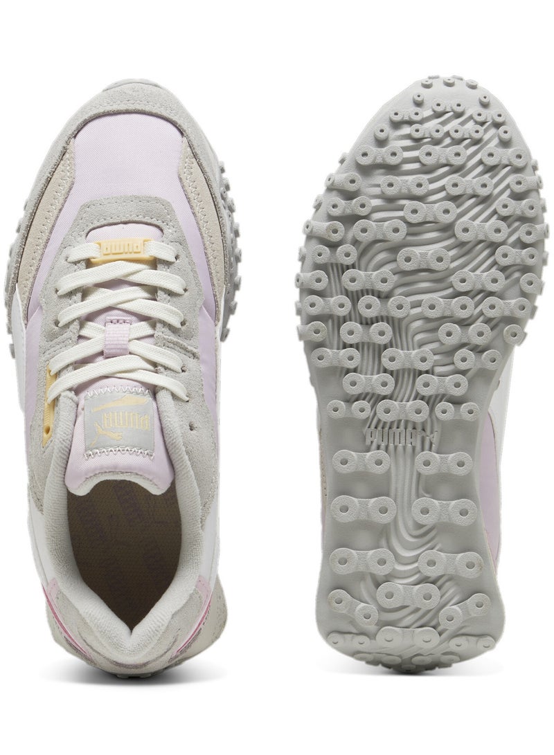 Blktop Rider Womens Purple Lace Up Sneakers