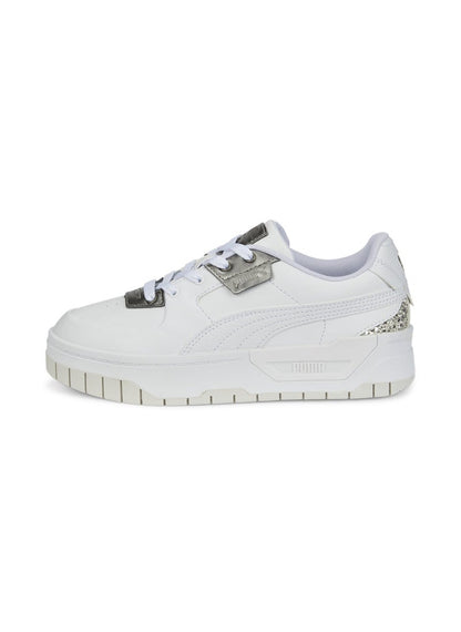 Cali Dream Star Quality Womens White Casual Sneakers
