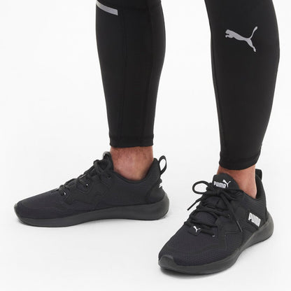 SOFTRIDE Vital Mens Black Running Shoes