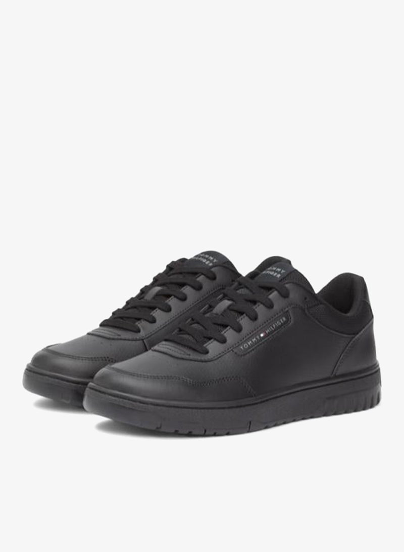 Lightweight Basketball Sneakers With Leather