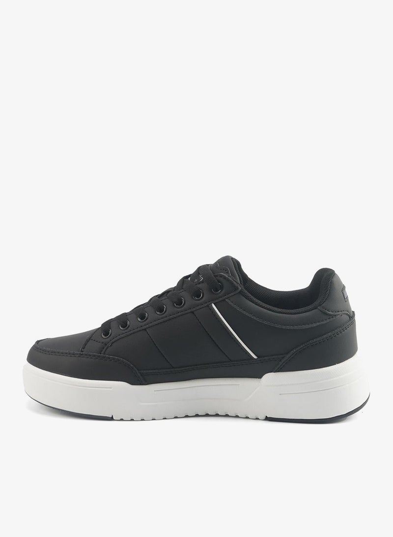 Men's Black Classic Low-Top Sneakers,Lightweight Shoes Casual for Everyday Style