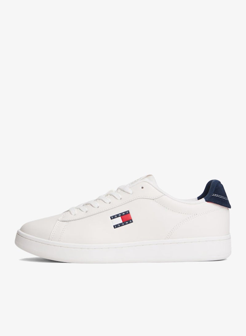 Archive Court Leather Embossed Sneakers