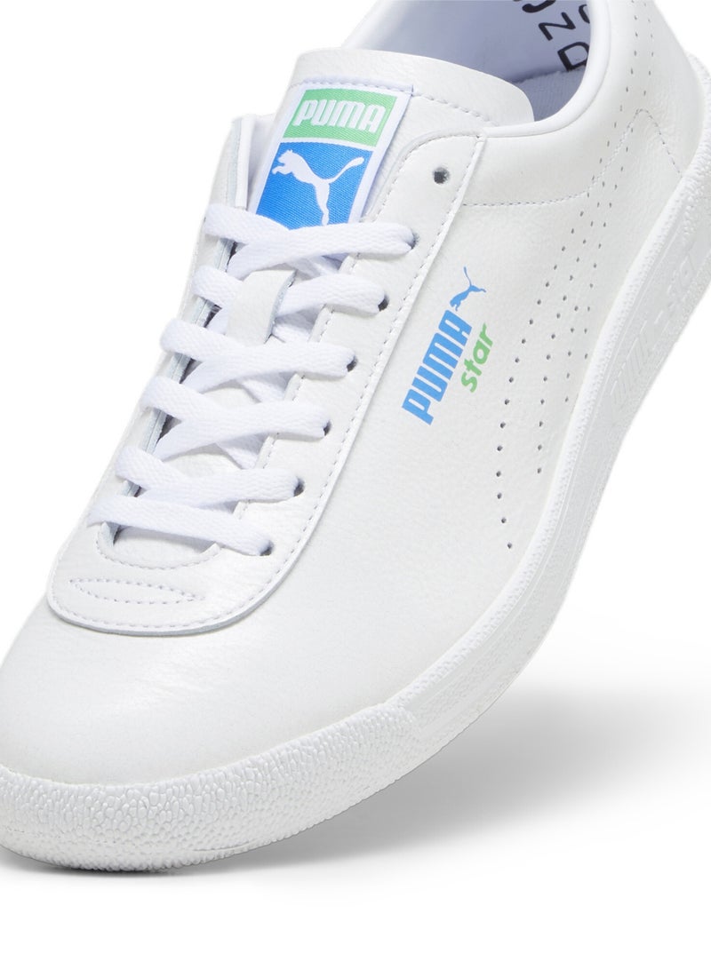 Star Tennis Whites Mens White Sneakers