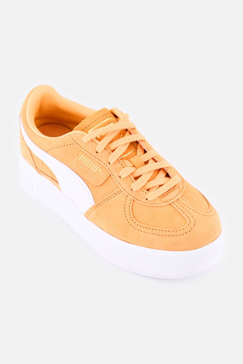 Women Palermo Elevata Lace Up Outdoor Shoes, Orange