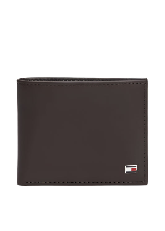Men's Small Bifold Wallet - Leather, Brown