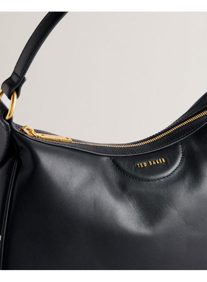 WEBBING SLOUCHY LEATHER HOBO B