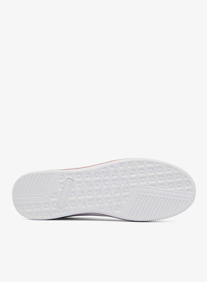 Men's White Low-Top Sneakers - Lightweight Shoes Lace-Up Design, Comfortable for Everyday Outfits